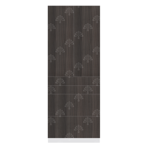 Valencia Series Chateau Brown Wood Grain Finish  Pantry Finish Pantry Cabinet with Inverted Door W24