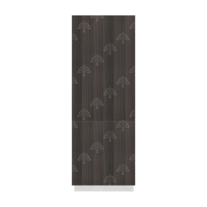 Valencia Series Chateau Brown Wood Grain Finish  Pantry Finish Pantry Cabinet with Inverted Door W30