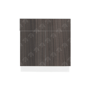 Valencia Series Chateau Brown Wood Grain Finish  Sink Base Cabinet W24