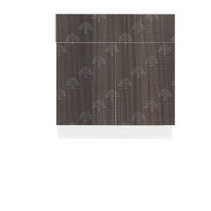 Valencia Series Chateau Brown Wood Grain Finish  Tall Vanity Base Cabinet W36