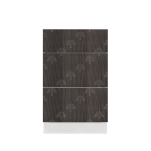 Valencia Series Chateau Brown Wood Grain Finish  Tall Vanity Base Cabinet W36