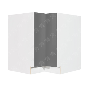 Valencia Series High-Gloss Finish in Gray  Base Lazy Susan Cabinet W36