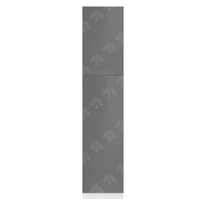 Valencia Series High-Gloss Finish in Gray  Pantry Cabinet W18