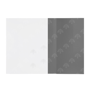 Valencia Series High-Gloss Finish in Gray Wall Blind Cabinet W27