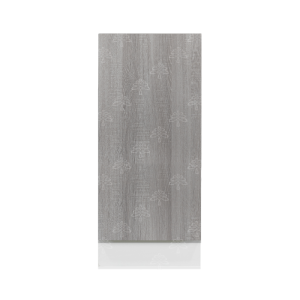 Valencia Series Misty Gray Wood Grain Finish  Full Height Tall Vanity Base Cabinet W21