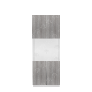 Valencia Series Misty Gray Wood Grain Finish  Microwave Oven Cabinet W30