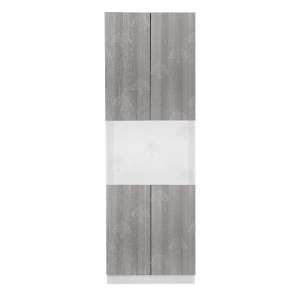 Valencia Series Misty Gray Wood Grain Finish  Microwave Oven Cabinet W30