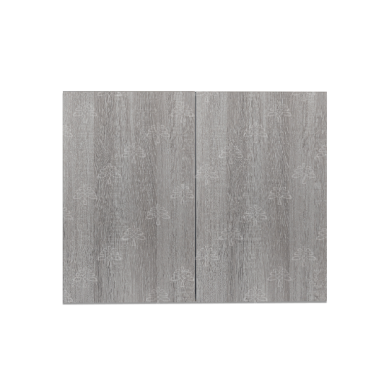 Valencia Series Misty Gray Wood Grain Finish  Wall Cabinet W27