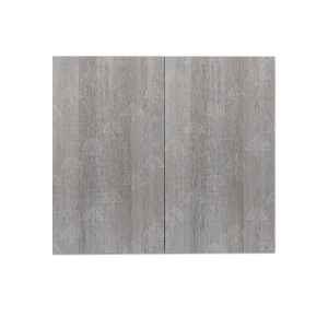 Valencia Series Misty Gray Wood Grain Finish  Wall Cabinet W33