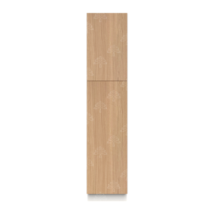 Valencia Series Rose Teak Wood Textured Finish Pantry Cabinet with Roll Out Tray W18