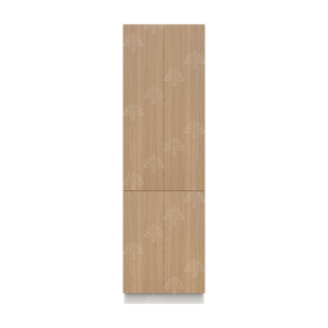 Valencia Series Rose Teak Wood Textured Finish Pantry Finish Pantry Cabinet with Inverted Door W24