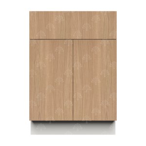 Valencia Series Rose Teak Wood Textured Finish Sink Base Cabinet W42