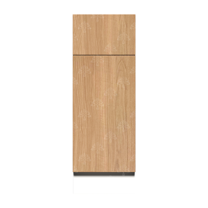 Valencia Series Rose Teak Wood Textured Finish Tall Vanity Base Cabinet W18