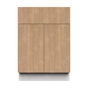 Valencia Series Rose Teak Wood Textured Finish Tall Vanity Base Cabinet W30