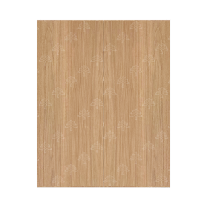 Valencia Series Rose Teak Wood Textured Finish Wall Cabinet W24