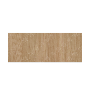 Valencia Series Rose Teak Wood Textured Finish Wall Cabinet W36