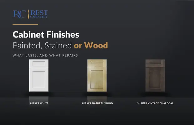 Painted, Stained or Wood: Choosing a Cabinet Finish