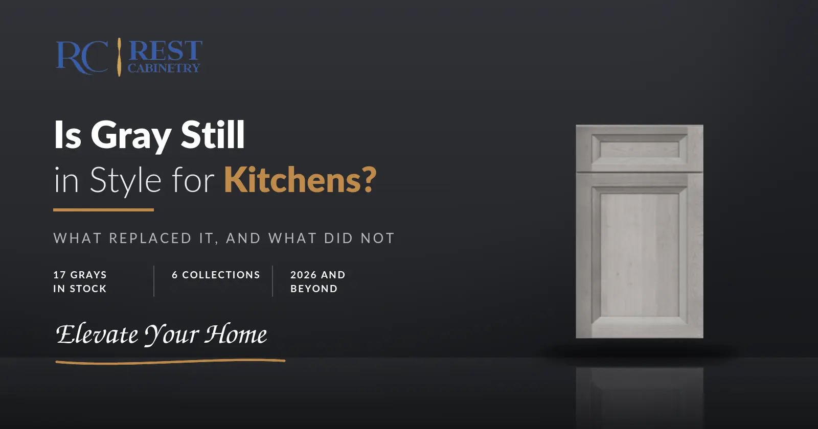 Is Gray Still in Style for Kitchens?
