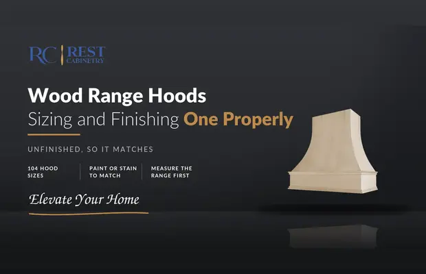 Wood Range Hoods: Sizing and Finishing One Properly