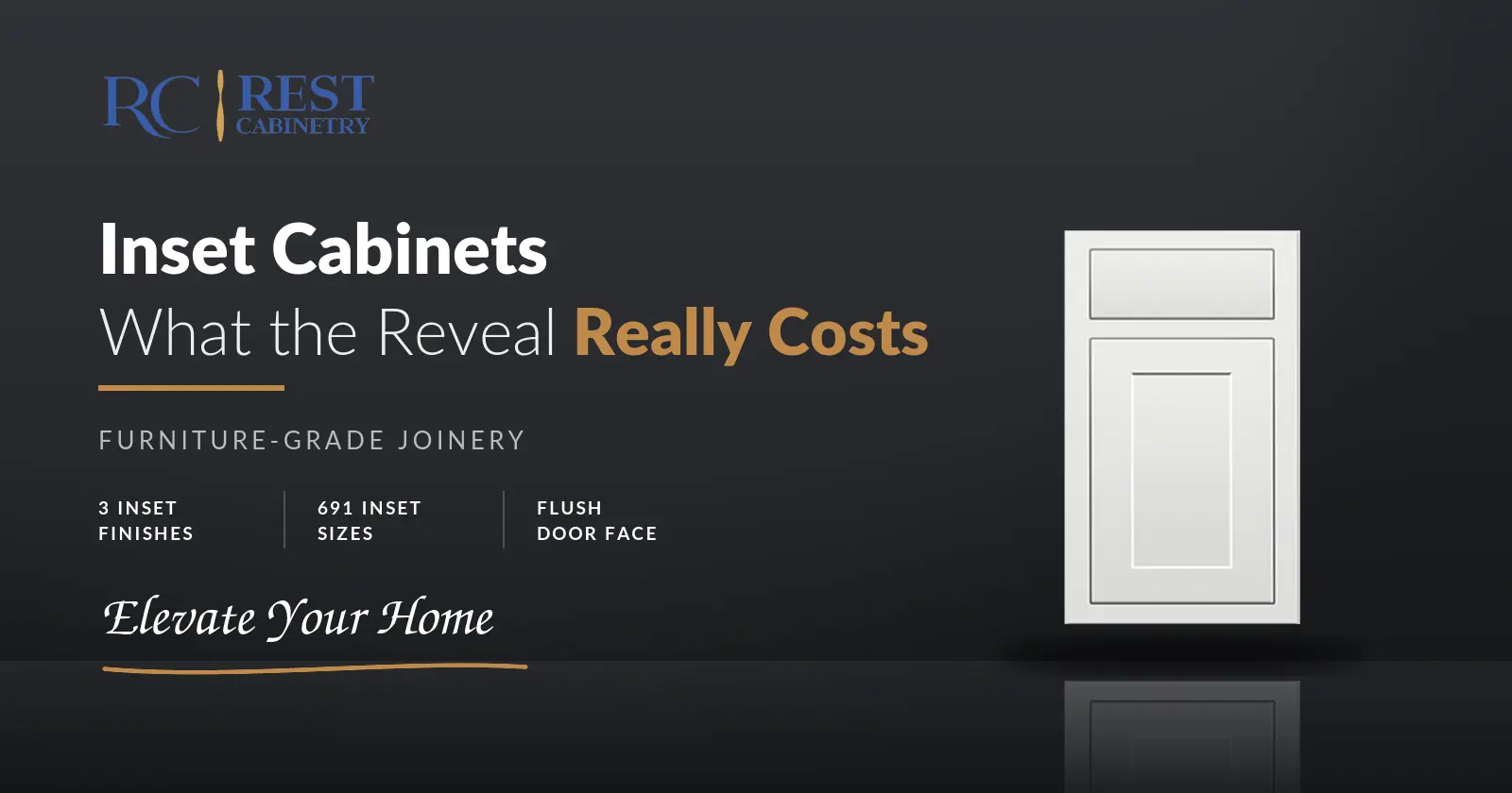 Inset Cabinets: What the Flush Door Really Costs