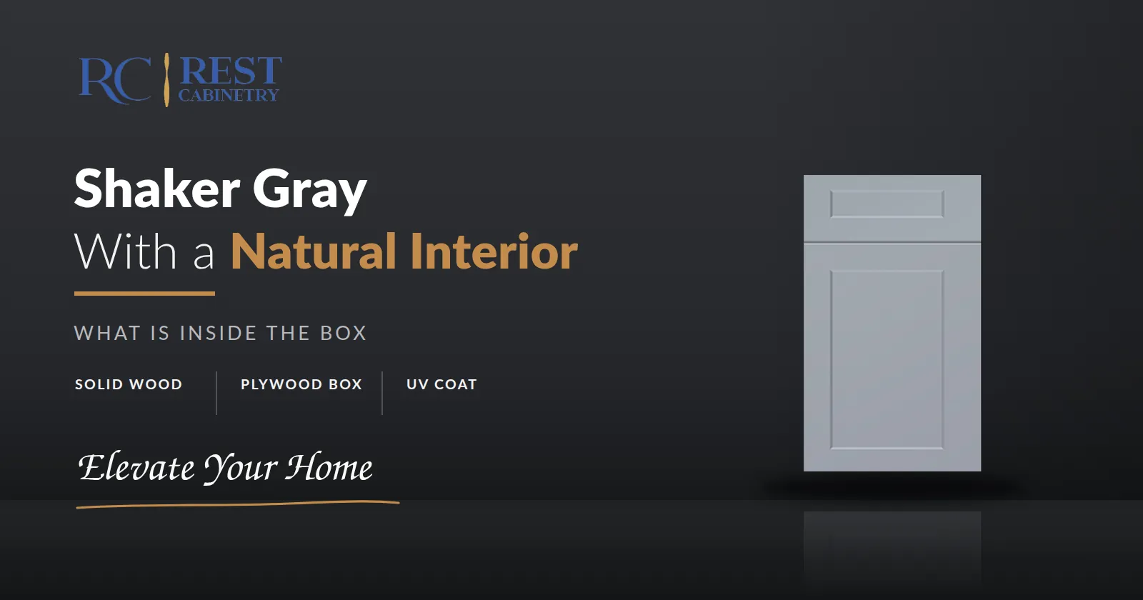 Shaker Gray with a Natural Interior: What the Name Means