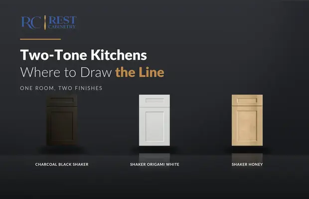 Two-Tone Kitchen Cabinets: Where to Draw the Line