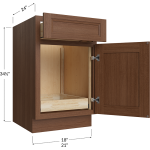Single Door / Single Drawer Single Rollout Shelf Bases