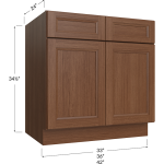 Double Door / Double Drawer Base Cabinet