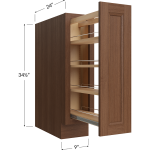 Full Height Single Door Base W/ Spice Pullout