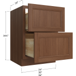 Two Drawer Base Cabinet