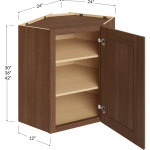 Diagonal Corner Wall Cabinet