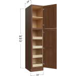 Utility Cabinet - Two Door Four Rollout Trays