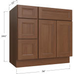 Vanity Sink Drawer Base 36