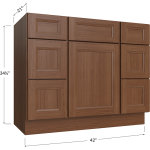 Vanity Single Door / Double Drawer Combo Base