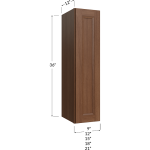 Single Door Walls 36" High