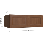 Wall Refrigerator Cabinet 36" Wide