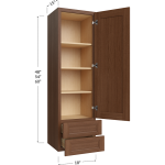 Wall with Drawers 18" Wide
