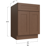 Double Door / Single Drawer Base Cabinet