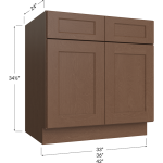 Double Door / Double Drawer Base Cabinet