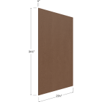 Panel de recubrimiento para base de 1/4"