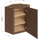 Diagonal Corner Wall Cabinet