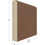 Moldura de base tipo mueble Shaker
