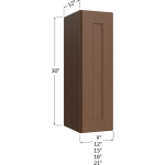 Gabinetes de pared de una puerta, 30" de alto