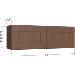 Double Door Bridge Cabinet 36" Wide