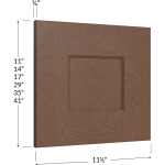 Panel lateral decorativo de pared