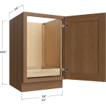 Full Height Single Door Single Rollout Shelf Bases