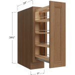 Full Height Single Door Base W/ Spice Pullout