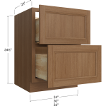 Two Drawer Base Cabinet