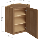 Diagonal Corner Wall Cabinet