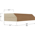 Shaker Light Rail Moulding